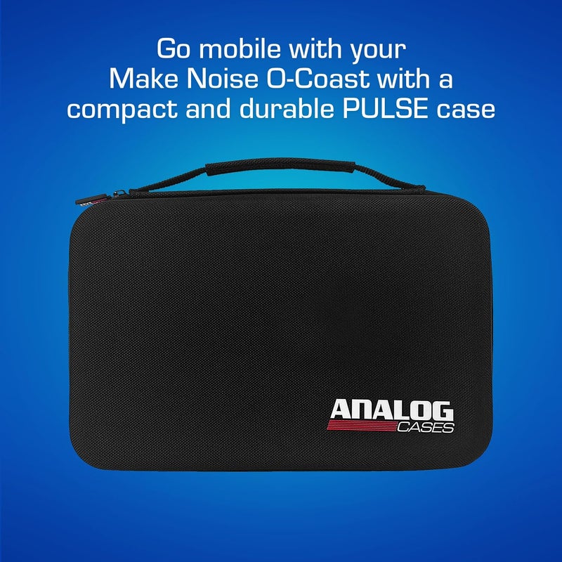 ANALOG CASES Make Noise 0-Coast/Strega/Moog Werkstatt-01 Case - Custom-Fitted Compact PULSE Hard Case for Travel - Image 2